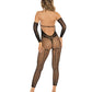 Rene Rofe Laced With You Bodystocking Black O/S