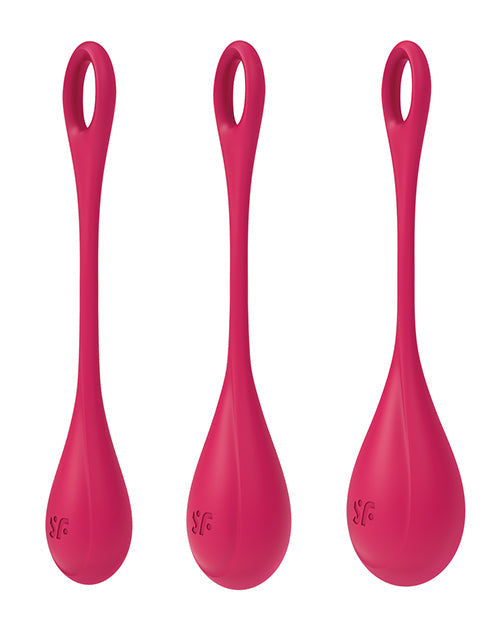 Satisfyer Yoni Power 1 Balls Training Set - Red