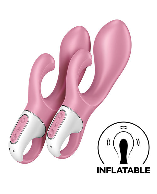 Satisfyer G Spot Vibrator | Air Pump Bunny 2 Inflatable Rabbit Vibrator | Light Red Clit Vibrator | Best Vibrator for Women