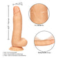 Working Stiff Fireman Realistic Dildo | Suction Cup Dildo | Bendable 6-Inch Big Dildo