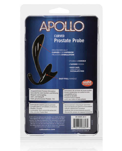 Apollo Curved Prostate Probe - Black