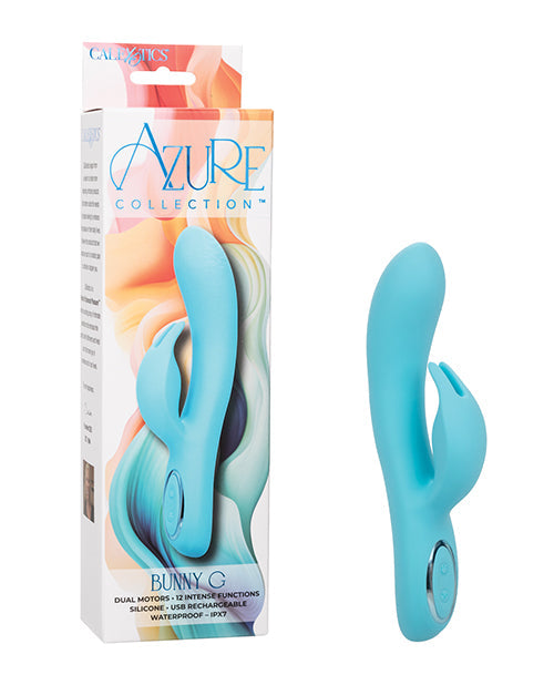 Azure Collection G Spot Vibrator | Bunny Rabbit Vibrator | Waterproof Blue Clit Vibrator | Best Vibrator for Women