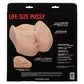 Stroke It Life Size Pussy - Ivory