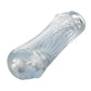 Cyclone Dual Ribbed Stroker XL - Clear