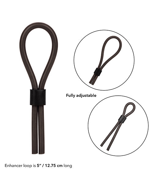 Silicone Stud Lasso - Black