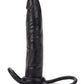 Accommodator Realistic Dildo | Dual Penetrator Anal Dildo | Big Black Dildo | 5" Big Dildo