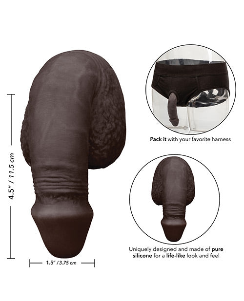 Packer Gear 5" Silicone Packing Penis - Black