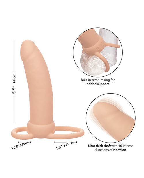 Performance Maxx Rechargeable Thick Dual Penetrator - Ivory