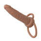 Performance Maxx Rechargeable Dual Penetrator - Brown