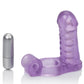 Double Diver Vibrating Enhancer w/Flexible Penetrator - Purple