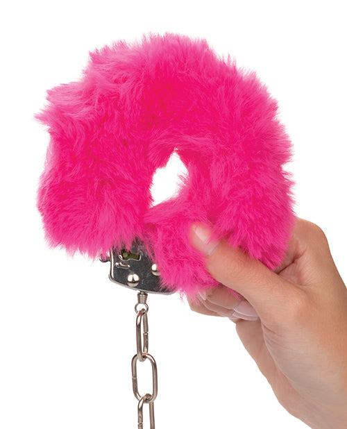 Ultra Fluffy Furry Cuffs - Pink