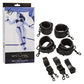 Nocturnal Collection Adjustable Bed Restraints - Black