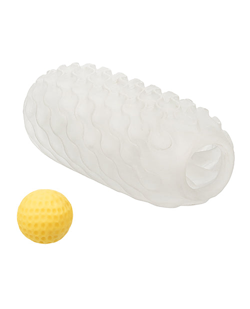 Boundless Reversible Squishy Ball Stroker - Yellow