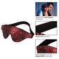 Scandal Black Out Eyemask - Black/Red