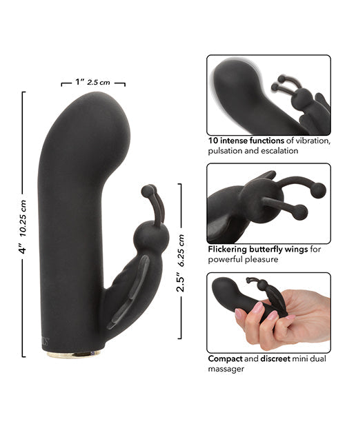 Raven Butterfly G-Spot Vibrator - Black