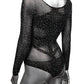 Radiance Long Sleeve Body Suit Black QN