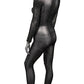 Radiance Crotchless Full Body Suit Black QN