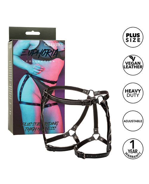 Euphoria Collection Plus Size Riding Thigh Harness