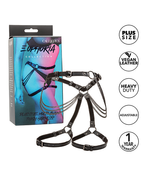 Euphoria Collection Plus Size Multi Chain Thigh Harness