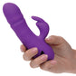 California Dreaming Thrusting Dildo | Manhattan Beach Marvel Dual Stimulation Purple Vibrator