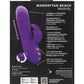 California Dreaming Thrusting Dildo | Manhattan Beach Marvel Dual Stimulation Purple Vibrator