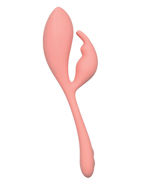 Elle Rabbit Vibrator | Liquid Silicone G Spot Vibrator | Bunny Pink Clit Vibrator | Best Vibrator for Women