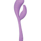 Elle Purple Rabbit Vibrator | Liquid Silicone G Spot Vibrator | Dual Flicker Clit Vibrator | Best Vibrator for Women