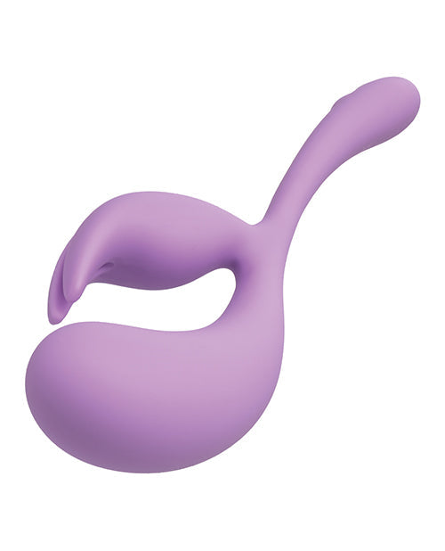 Elle Purple Rabbit Vibrator | Liquid Silicone G Spot Vibrator | Dual Flicker Clit Vibrator | Best Vibrator for Women