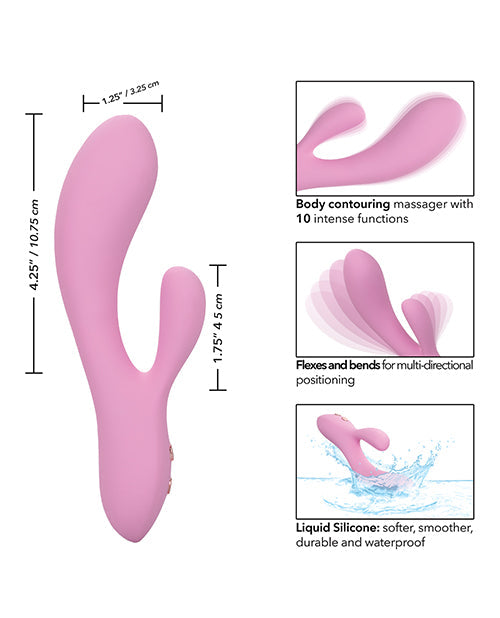 Contour Zoie Flexible Dual Massager - Pink