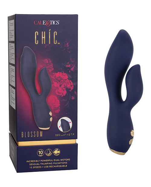 Chic Blossom Rabbit Vibrator | Blue G Spot Vibrator | 10-Speed Clit Vibrator | Best Vibrator for Women