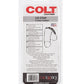 COLT Leather C/B Strap 5 Snap Fastener - Black