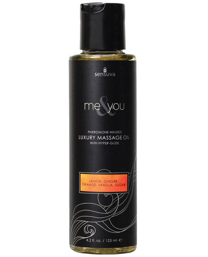 Sensuva Me & You Massage Oil - 4.2 oz Lust in Paradise