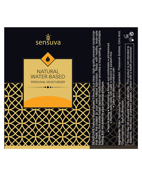 Sensuva Natural Water Based Personal Moisturizer - 4.23 oz  Butter Rum