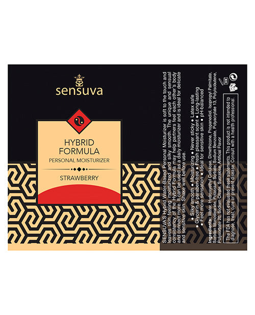 Sensuva Hybrid Personal Moisturizer - 4.23 oz Strawberry