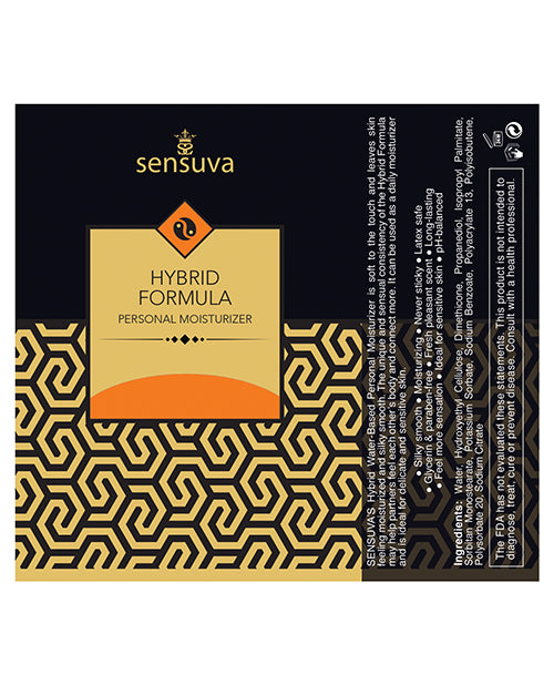 Sensuva Hybrid Personal Moisturizer - 4.23 oz Orange Creamsicle