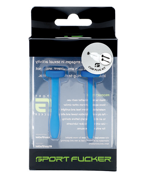 Sport Fucker Cum Plug Kit - Blue