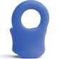 Sport Fucker Silicone Baller Ring - Blue