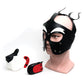 665 Playful Pup Hood - O/S Black/Red/White