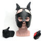 665 Playful Pup Hood - O/S Black