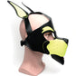 665 Playful Pup Hood - O/S Black/Yellow