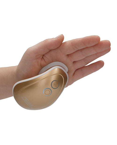 Shots Twitch Innovation Hands Free Clitoral Stimulator - Gold