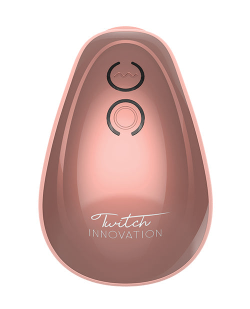 Shots Twitch Innovation Hands Free Clitoral Stimulator - Rose Gold