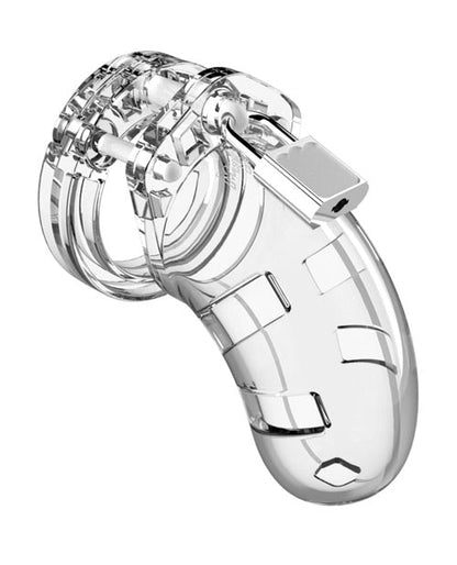 Shots Man Cage Chastity 3.5" Cock Cage Model 1 - Clear