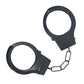 Shots Ouch! Classic Metal Handcuffs - Black