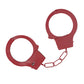 Shots Ouch! Classic Metal Handcuffs - Red