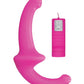 Shots Ouch Vibrating Silicone Strapless Strap On w/Controller - Pink