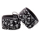 Shots Ouch Love Street Art Fashion Printed Ankle Cuffs - Black