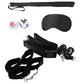 Shots Ouch Bondage Belt Restraint System - Black