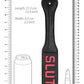 Shots Ouch Slut Paddle - Black