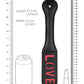 Shots Ouch Love Paddle - Black